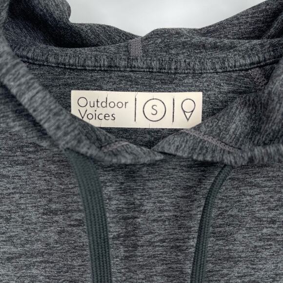 Outdoor Voices Gray Pullover Hoodie Small - Picture 4 of 6